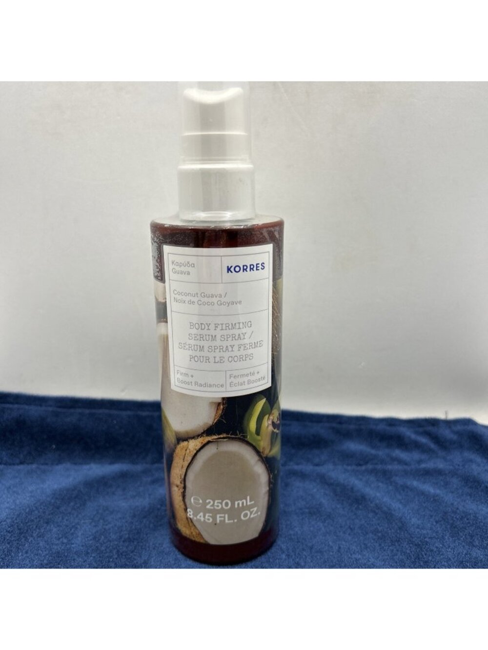 Korres Body Firming Serum Spray Coconut Guava 8.45 Fl Oz 250ml Sealed